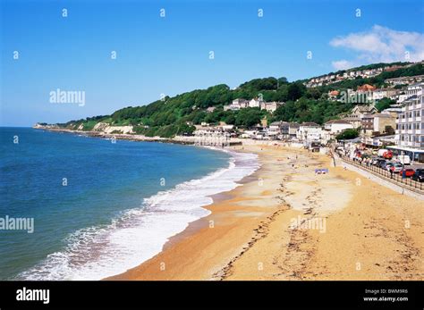 UK England Europe Hampshire Isle of Wight Ventnor Town Ventnor Beach Beaches Sea Seafront ...