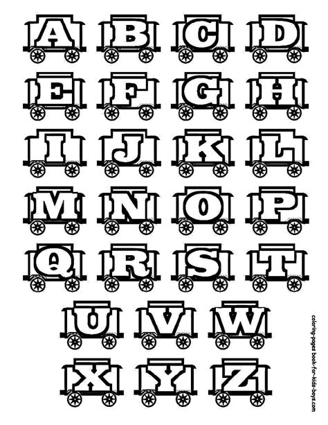 Free Printable Coloring Page: Alphabet Coloring Pages Part 1