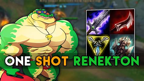 SoloRenektonOnly | ONE SHOT RENEKTON BUILD! (LoL Best Moments) - YouTube