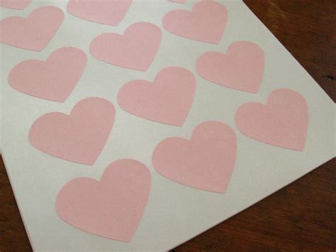 Pastel Pink Heart Sticker - Etsy