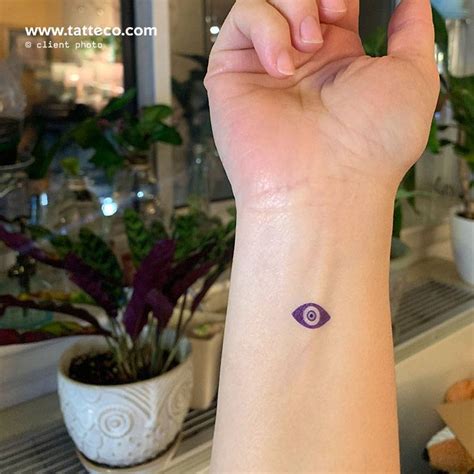 Nazar evil eye amulet temporary tattoo, get it here