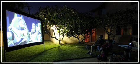 Outdoor Movie Night Projector Rentals | Rent Now Corporation