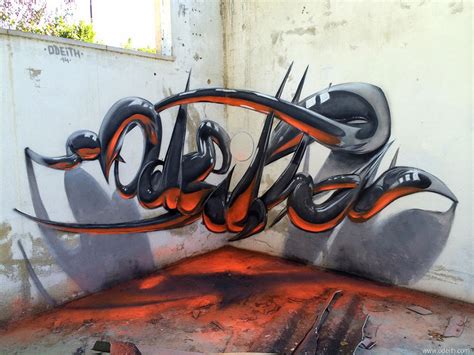 Incredible 3D Graffiti Illusions By Portuguese Artist Odeith | DeMilked