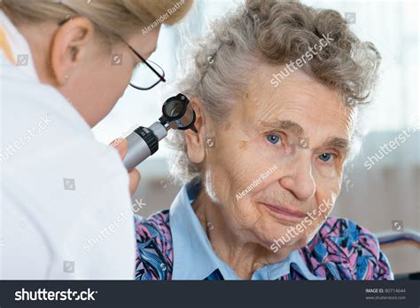 Doctor Performing Ear Exam Otoscope On Stock Photo 80714644 | Shutterstock