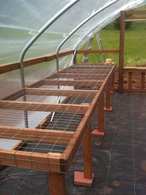 Diy Greenhouse Benches / Greenhouse Bench - WoodWorking Projects ...