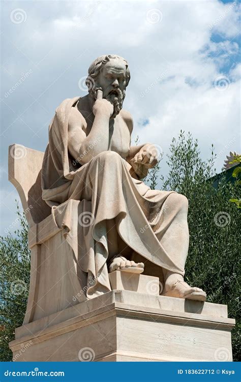 Socrates Sculpture in Athens Greece Editorial Photography - Image of ...