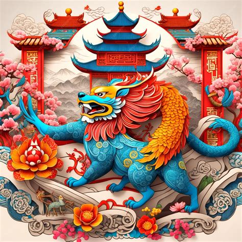 Premium AI Image | A Vivid Illustration Depicting The Chinese Zodiac ...