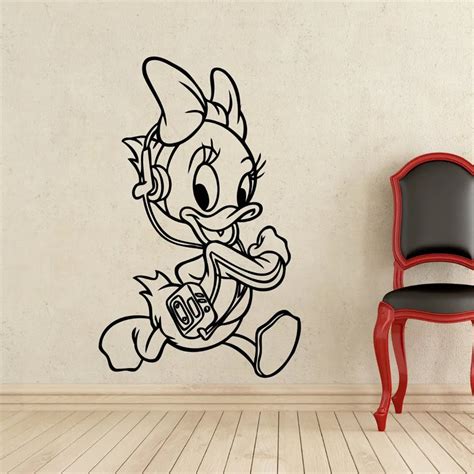 Creative New Donald Duck's niece Costume Kids Name baby wall stickers ...