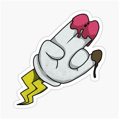 "Magic hand Shocker" Sticker for Sale by FirstRadiant | Redbubble