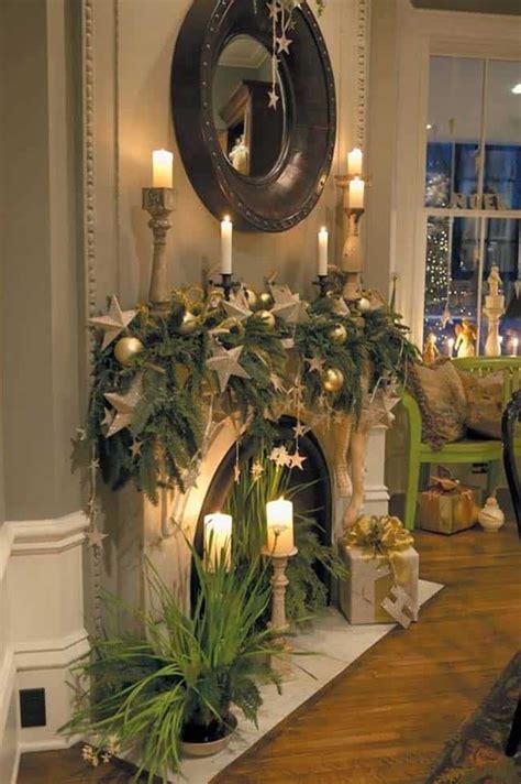 50+ Absolutely fabulous Christmas mantel decorating ideas