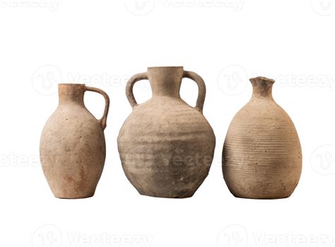 Vintage ceramic jars 28063777 PNG