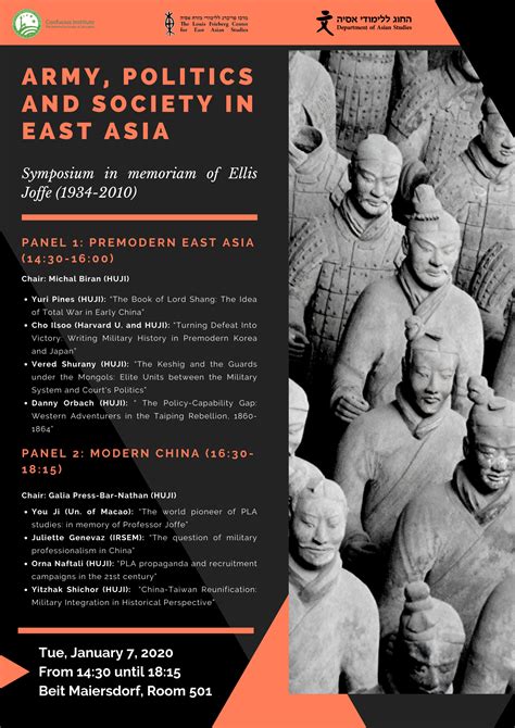 Army, Politics, and Society in East Asia - מכון קונפוציוס האוניברסיטה ...