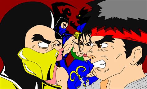 Mortal Kombat VS StreetFighter by TheGeckoNinja on DeviantArt