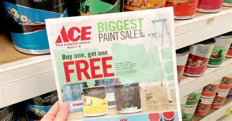 Buy One Get One FREE Paint Sale at Ace Hardware