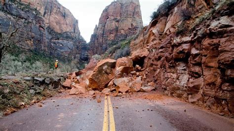 Zion National Park Scenic Drive closes indefinitely after rock slide ...