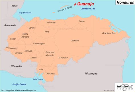 Guanaja Map | Honduras | Detailed Maps of Guanaja Island