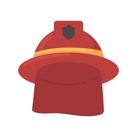 firefighter helmet equipment 5244577 Vector Art at Vecteezy