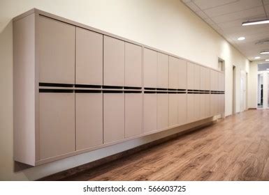 Lockers Empty School Hallway Stock Photo 566603725 | Shutterstock