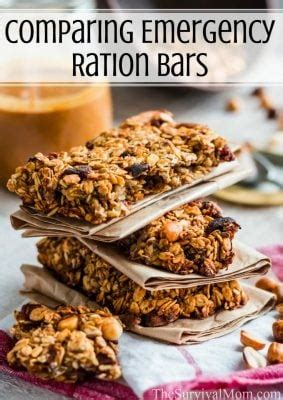 Comparing Emergency Ration Bars - The Survival Mom