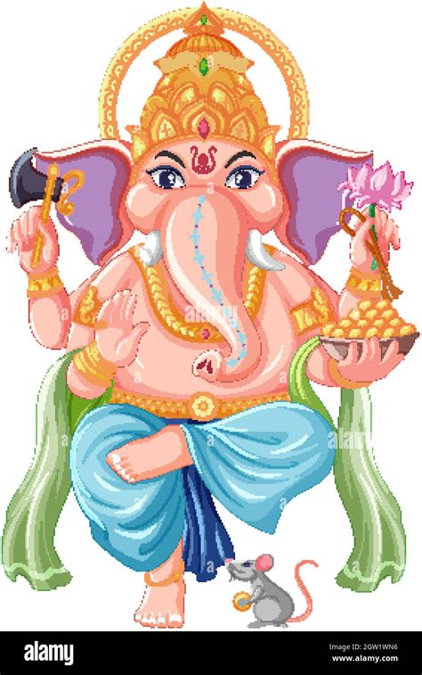 Lord Ganesha cartoon style Stock Vector Image & Art - Alamy