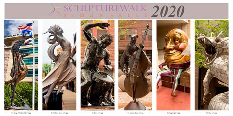 SculptureWalk Sioux Falls 2020 - Downtown Sioux Falls