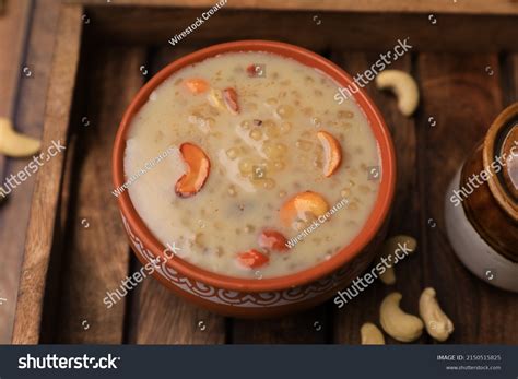 Indian Traditional Sweet Sabudana Kheer Jaggery Stock Photo 2150515825 ...