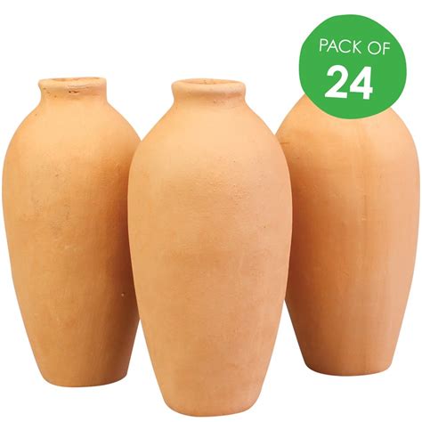 Terracotta Vase - Pack of 24 | Terracotta | CleverPatch - Art & Craft Supplies