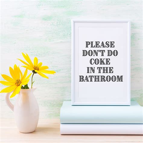 Digital art Printable wall art funny bathroom artDigital | Etsy | Funny bathroom art, Bathroom ...