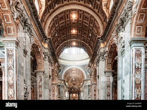 Interior of the Basilica Stock Photo - Alamy