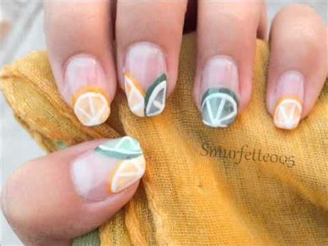 Summer Fruit Series: Lemon/ Lime nails [Collaboration with ...