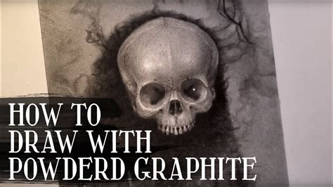 How I Draw With Powdered Graphite - YouTube