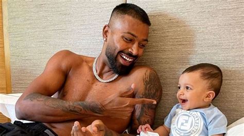 IPL 2021: 'Laughter I need before the game,' says Hardik Pandya sharing cute picture with son ...