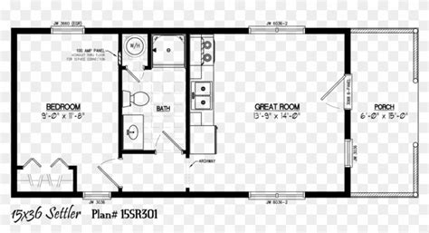 Find hd Floor Plans For 12 X 24 Sheds Homes - 15 * 48 House Plan, HD Png Download. To search and ...