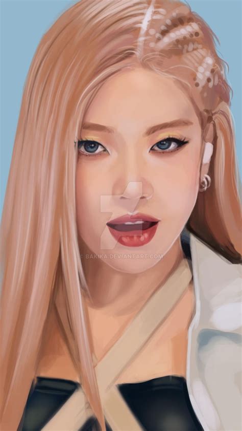 Rose BLACKPINK Portrait study with video by bAkiKA on DeviantArt in ...