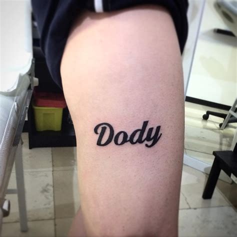 Name Dody tattoo - Tattoogrid.net