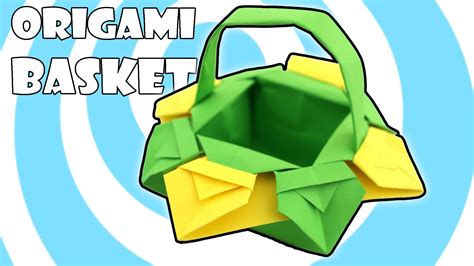 DIY: Origami Easter Basket with Handles Instructions