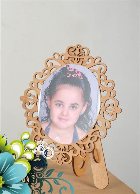 Laser Cut Decorative Photo Frame With Stand Free Vector - FILEFORCNC.COM