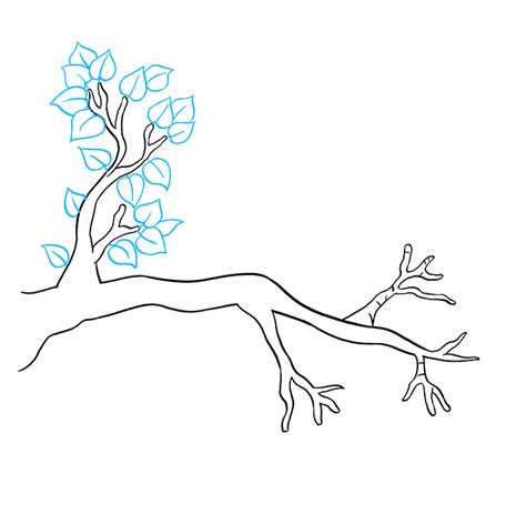 How to Draw a Tree Branch - Really Easy Drawing Tutorial