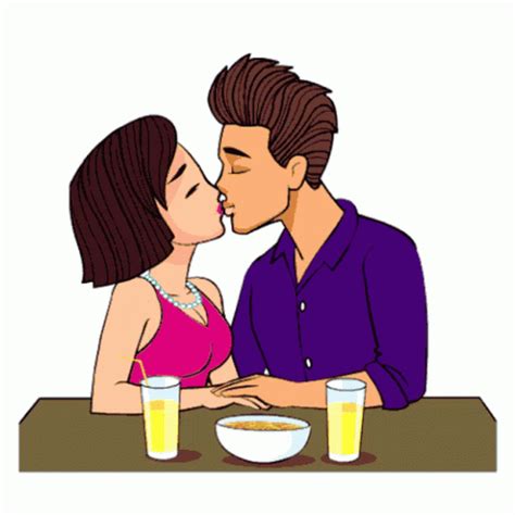 Hug Good Night Kiss Gif Cartoon - Food Affair