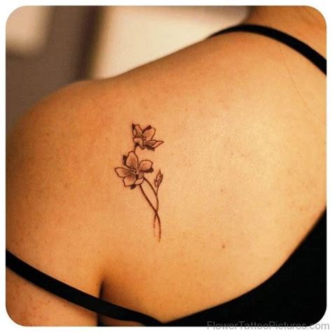 Minimalist Orchid Tattoo – EntertainmentMesh