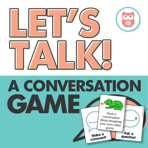 Let's Talk! Conversation Game | Speechy Musings