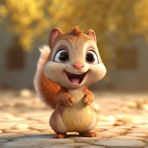 Premium Photo | The squirrel from the animated movie squirrel