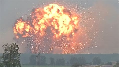 Explosions rock Ukraine ammunition depot - CNN Video