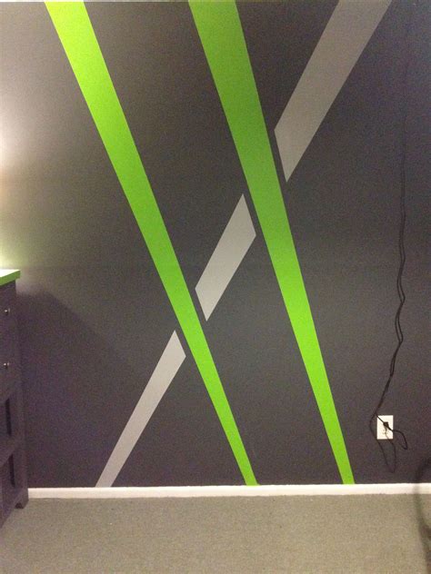 Painters tape design wall – Artofit