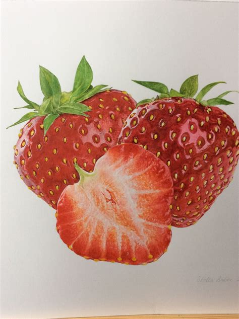 gallery - Watercolours with WOW | Watercolor fruit, Botanical painting, Fruits drawing