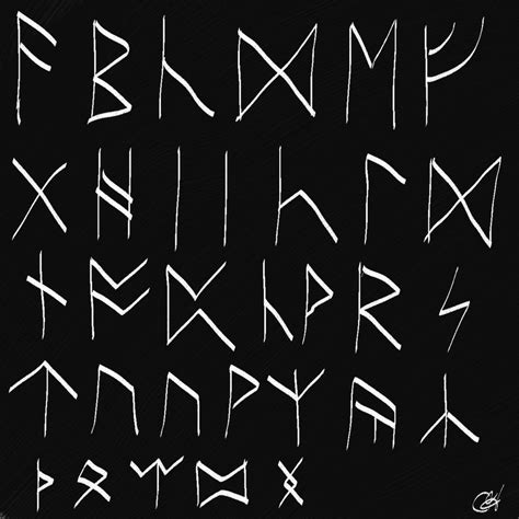 Dwarvish Runes by SoraDestiny on DeviantArt