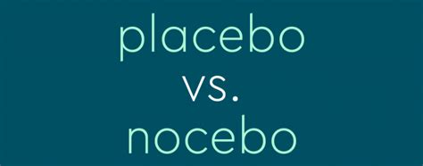 "Placebo" vs. "Nocebo": The Good And The Bad - Dictionary.com