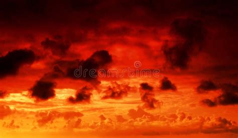 Fire in the sky stock photo. Image of biblical, ecological - 11331064