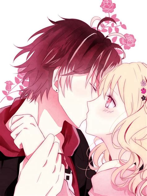 anime art ayato sakamaki ayato x yui diabolik lovers kiss manga otome ...