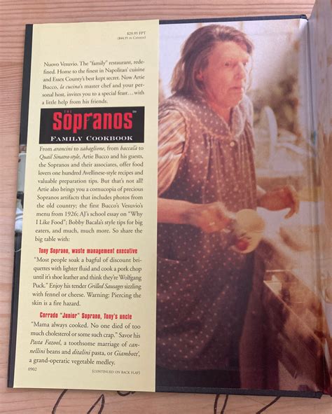 The Sopranos Family Cookbook | Etsy